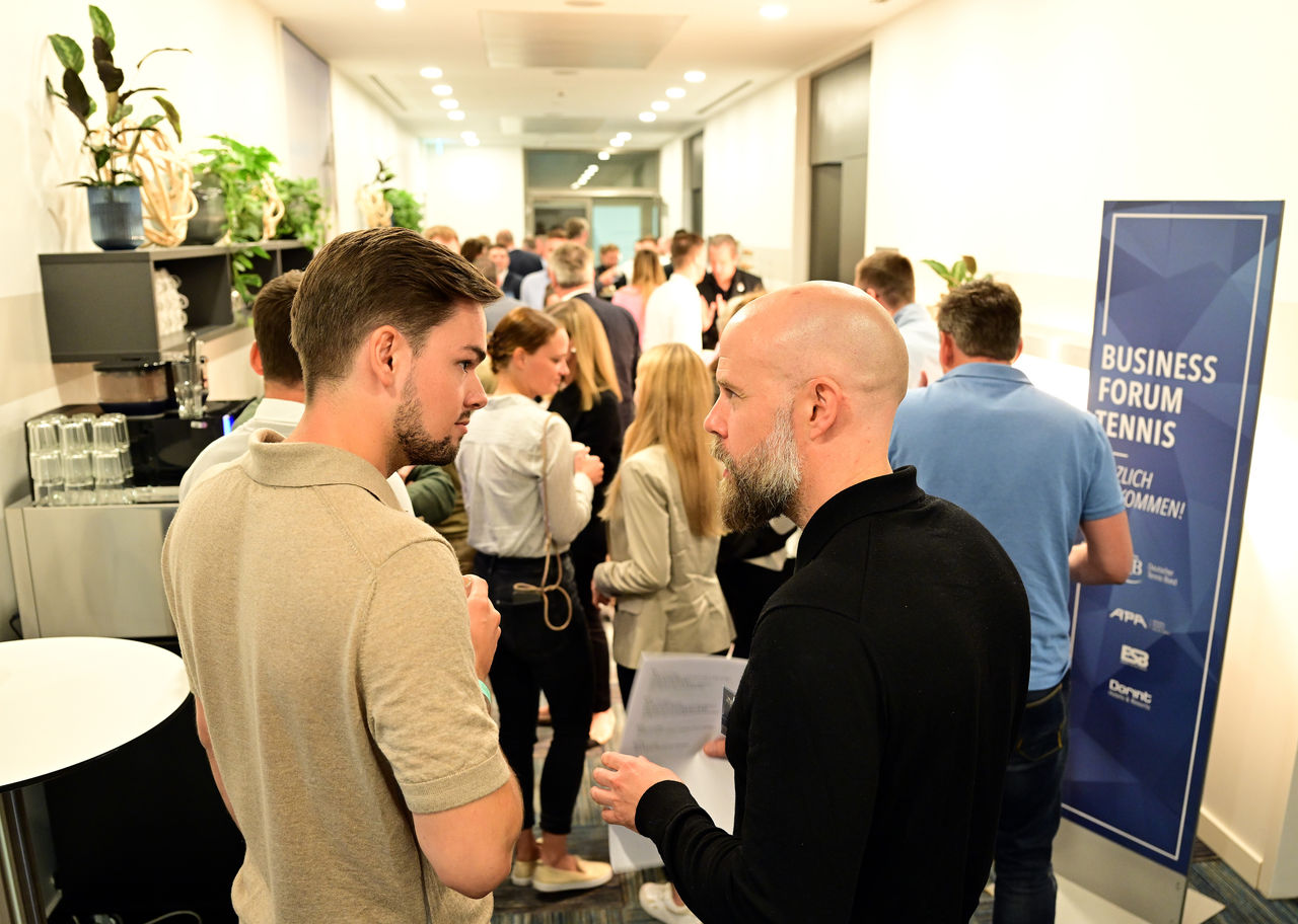 Business Forum Tennis Empfang
