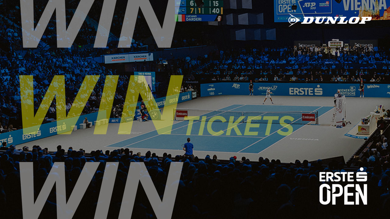 Gewinne mit unserem Partner Dunlop Tickets für die ATP 500 Erste Bank Open in Wien!