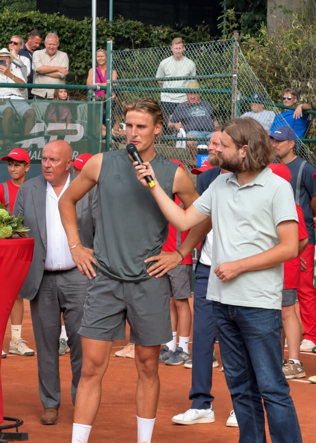 Tom Gentzsch im Siegerinterview bei den Platzmann Open in Hagen