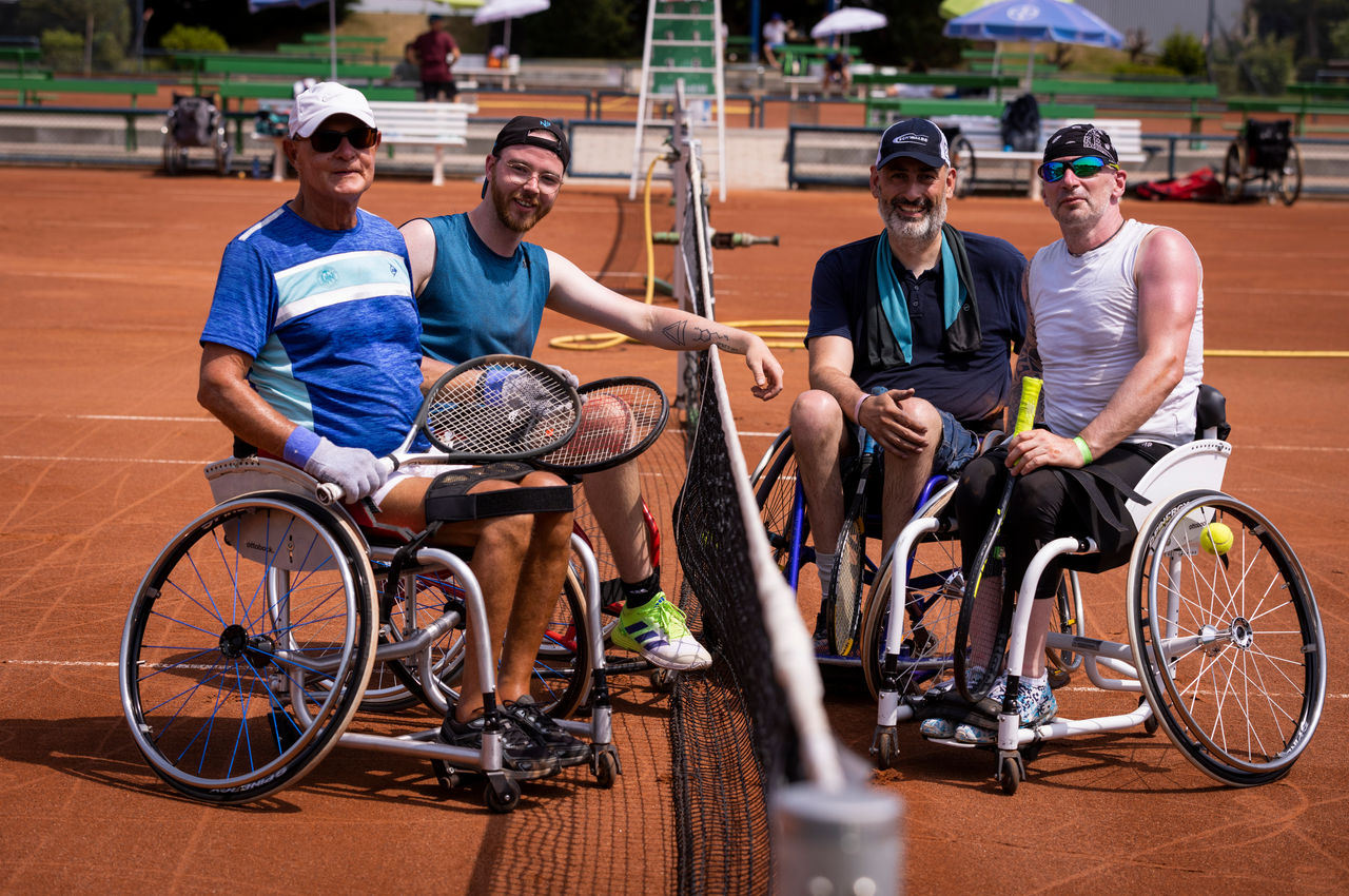 Deutsche Rollstuhltennis Meisterschaften, 18.06.2022, LeverkusenFoto: Moritz MüllerCopyright (nur für journalistische Zwecke) by :  Moritz Müller, Wilhelm-Raabe-Str.18, 40470 Düsseldorf. Tel. 0211-13954918. Mb.: 0176-81034275; Honorar zzgl. 7%UmSt. + Belegexemplar; Commerzbank, Konto: 3813045, BLZ: 30040000; IBAN: DE49 3004 0000 0381 3045 00;Finanzamt Düsseldorf-Nord, Steuernummer: 105/5193/1677