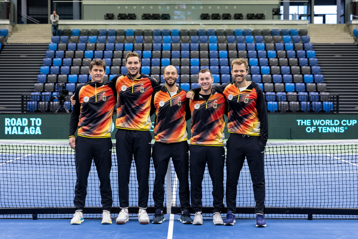 Teamfoto vom Davis Cup