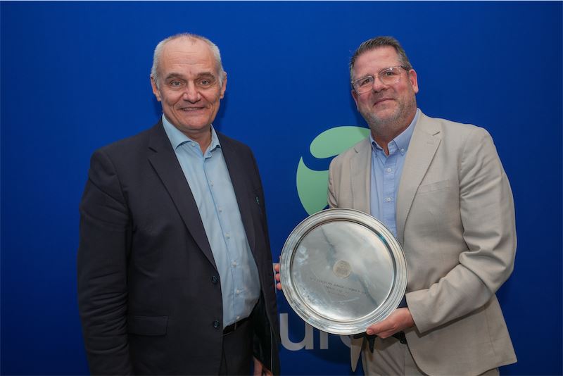 Tennis Europe Präsident Henrik Thorsøe Pedersen mit DTB-Vizepräsident Jan Hanelt.