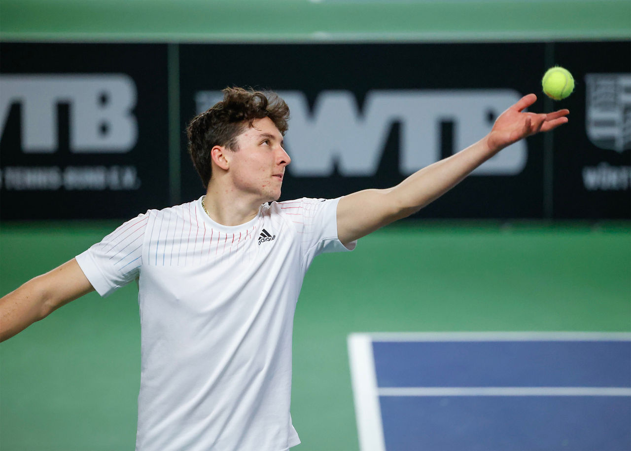 Max Rehberg Tennis - Deutsche Meisterschaft 2022 - Deutsche Meisterschaft 2022 -   - Biberach an der Riss - Baden-Wuerttemberg - Deutschland - 10 December 2022.