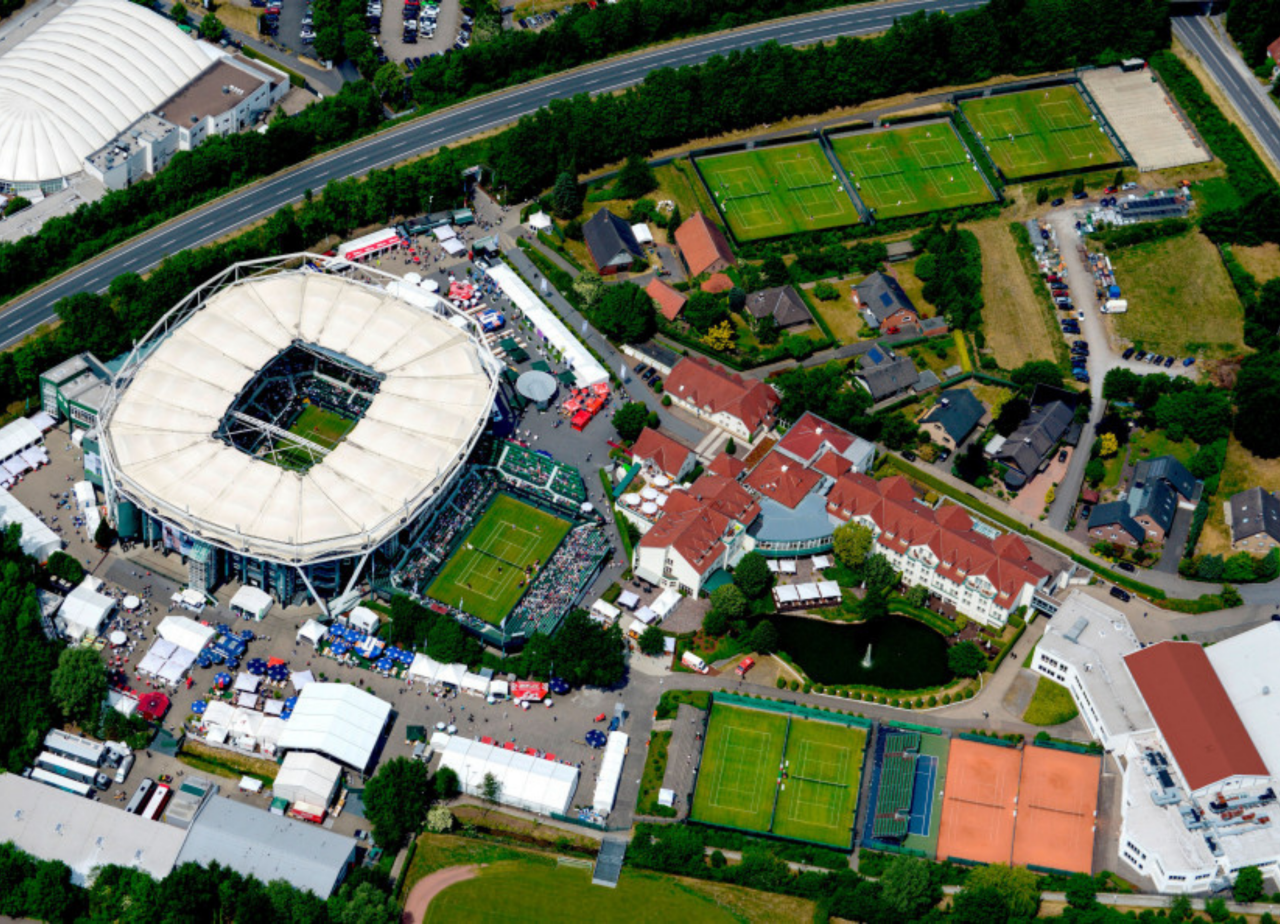 Luftbildaufnahme ATP Halle von Christian Ring