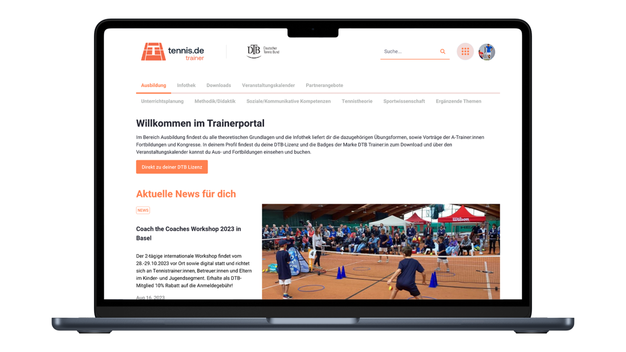 Screen Trainerportal