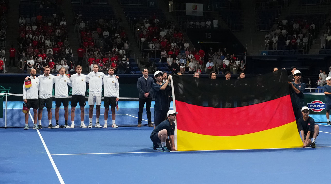 2025 Davis Cup Qualifiers  2nd Round

Japan v Germany

[Japan Team]
Shintaro Mochizuki (JPN), Yoshihito Nishioka (JPN) , Yosuke Watanuki (JPN), Rei Sakamoto (JPN, Takeru Yuzuki (JPN),
Captain: Go Soeda (JPN)

[German Team]
Yannick Hanfmann (GER), Jan-Lennard Struff (GER) , Kevin Krawietz (GER), Justin Engel (GER) , Tim Puetz (GER) 
Captain: Michael Kohlman GER)

Yannick Hanfmann (GER), Jan-Lennard Struff (GER) , Kevin Krawietz (GER), Justin Engel (GER) , Tim Puetz (GER) 
Captain: Michael Kohlman GER)

