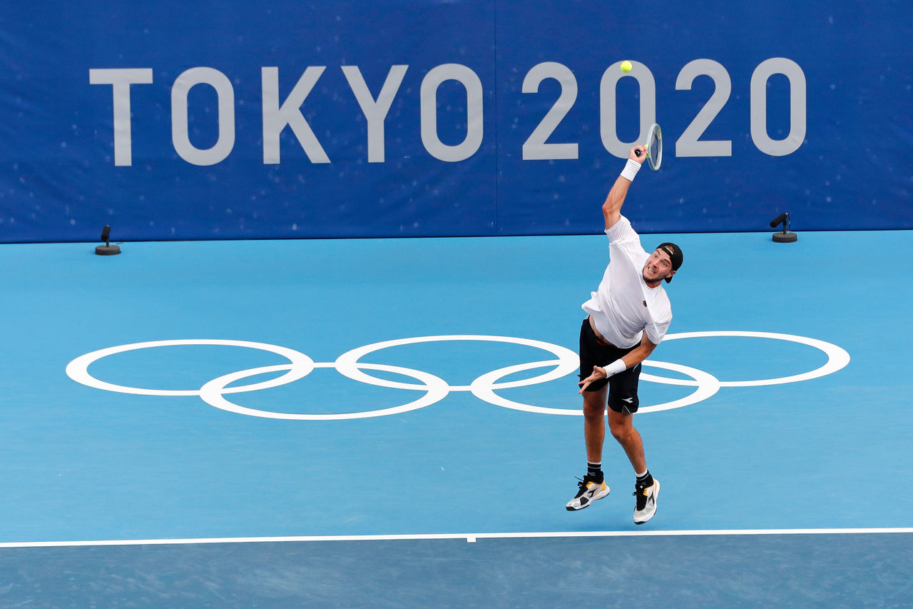 Struff bei den Olympischen Spielen in Tokio.