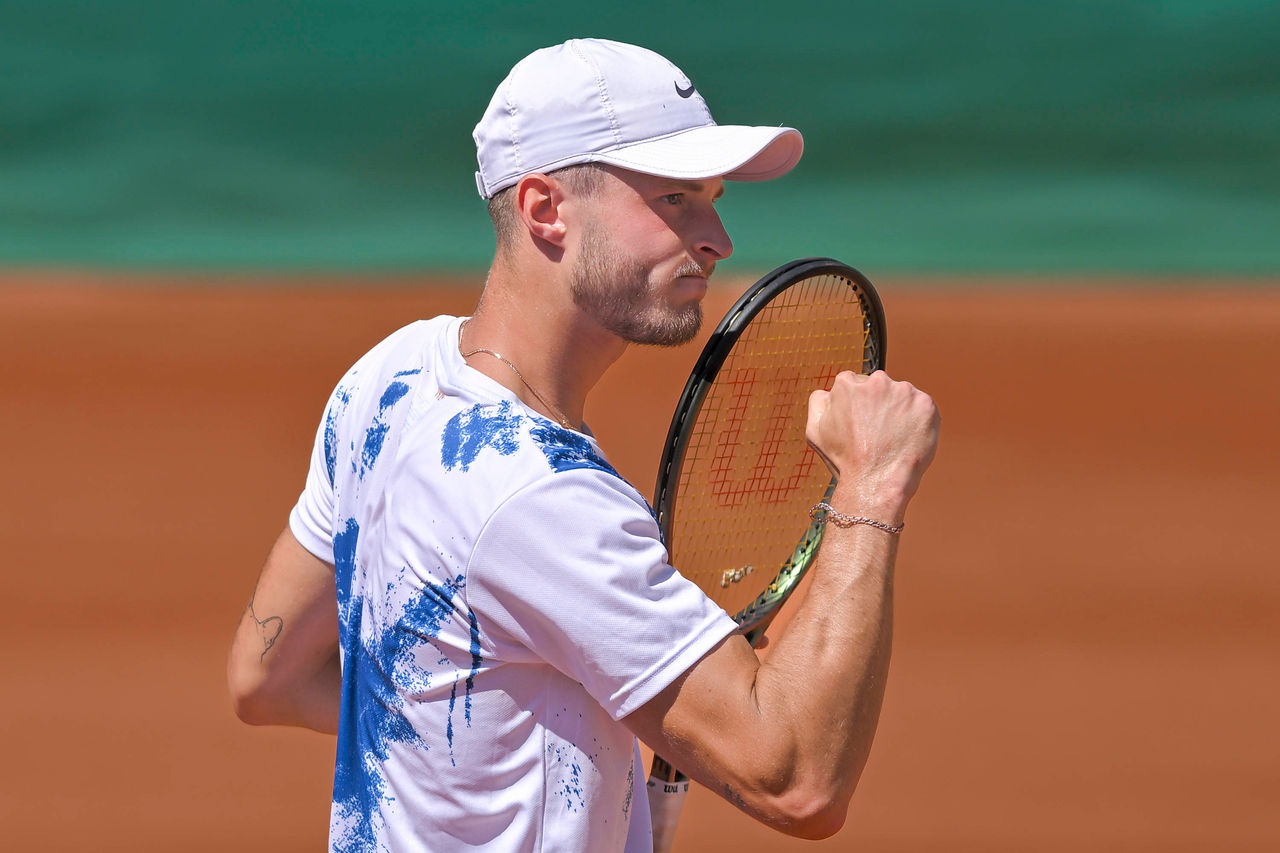 Rudolf Molleker GER ballt die Faust 11.08.2023 Tennis 1. Bundesliga Herren, FTC Palmengarten vs TC Bredeney , Tennisanlage FTC Palmengarten, Frankfurt, HE Germany *** Rudolf Molleker GER clenches fist 11 08 2023 Tennis 1 Bundesliga Herren, FTC Palmengarten vs TC Bredeney , Tennisanlage FTC Palmengarten, Frankfurt, HE Germany Copyright: xpepphotox/xHorstxMauelshagenx pep00321, pep_20230811_hm